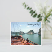 Halong-Bucht Postkarte (Stehend Vorderseite)