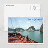 Halong-Bucht Postkarte (Vorne/Hinten)