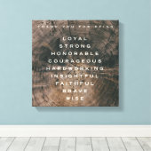 Halos of Grain #2 (12x12) Leinwanddruck (Insitu (Holzboden))