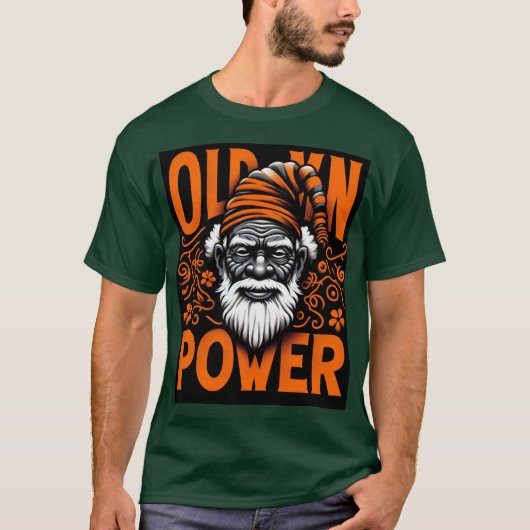 Haloween alter Power T - Shirt (Vorderseite)