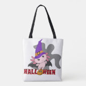 Haloween Axolotl Tasche (Rückseite)