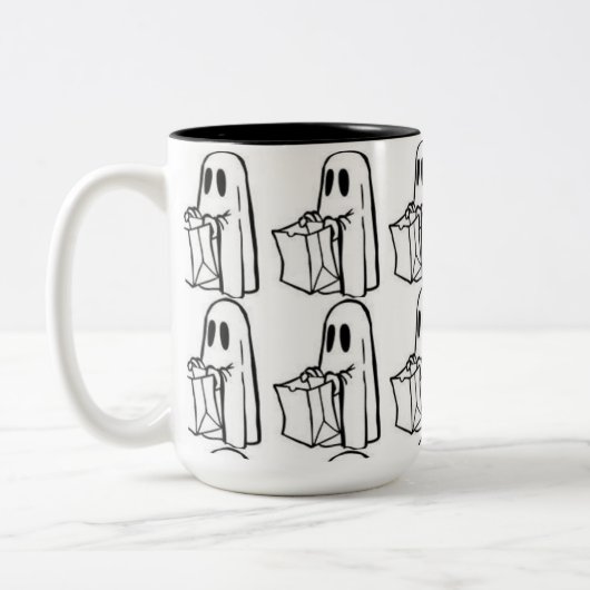 HALOWEEN GHOST BEÄNGSTIGENDE TASSE (Links)