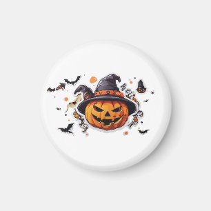 Haloween Pumpkin Kopf Sticker Transparent Magnet