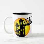 Haloween-Tasse Zweifarbige Tasse (Links)