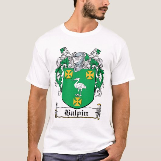 Halpin Familienwappen T-Shirt (Vorderseite)