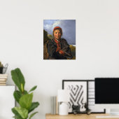 Hals - Fischerjunge Poster (Heimbüro)