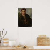 Hals - Fischerjunge Poster (Küche)