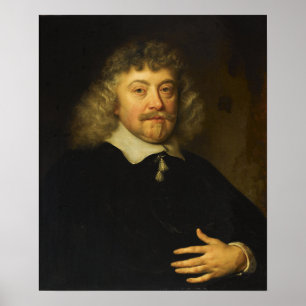 Hals - Govert Flinck Portrait von Joseph Coymans Poster