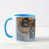 Hals Hut im Blau Tasse (Links)