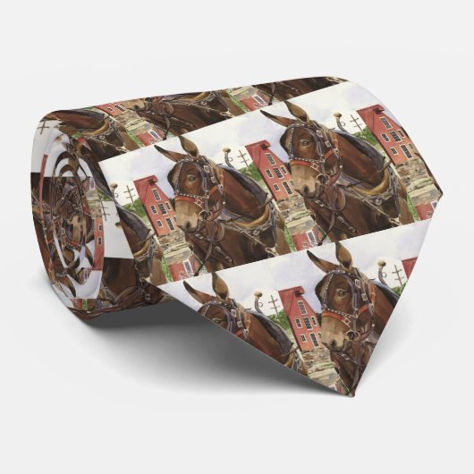 Hals-Krawatte, Maultier Krawatte (Gerollt)