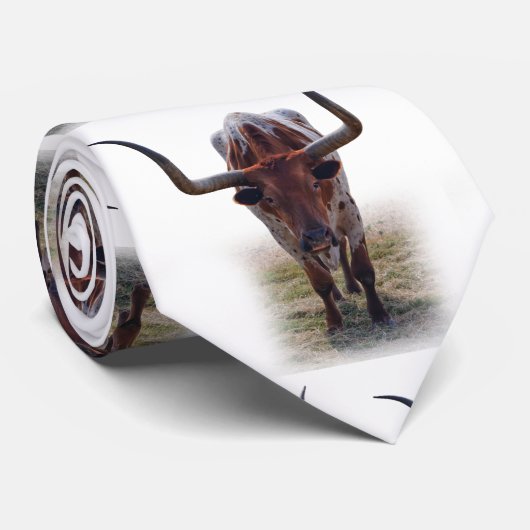 Hals-Krawatten-TexasLonghorn Krawatte (Gerollt)