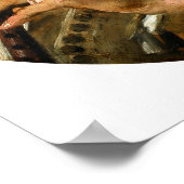 Hals - Lachen Junge mit einer Flute Poster (Ecke)