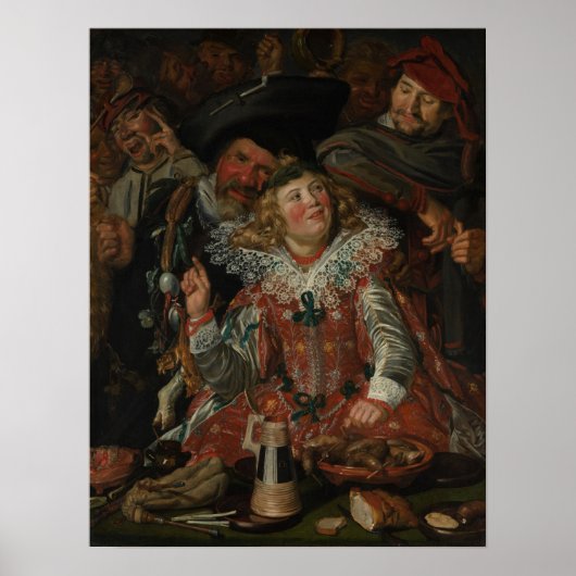 Hals - Merrymakers at Shrovetide Poster (Vorne)