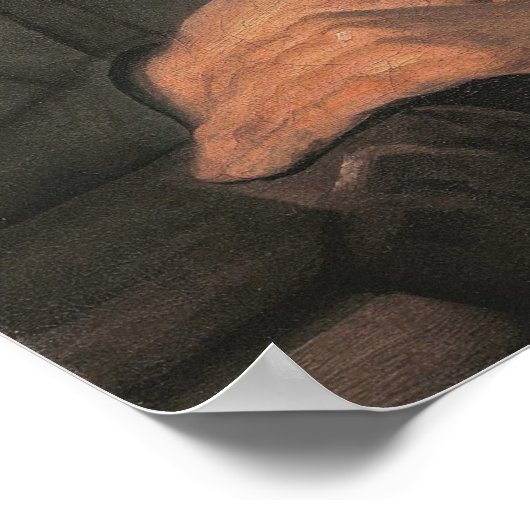 Hals - mit einem Buch Poster (Ecke)