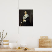 Hals - Portrait einer Frau Poster (Küche)
