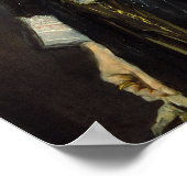 Hals - Portrait einer Frau Poster (Ecke)