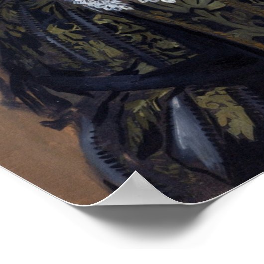 Hals - Portrait einer Frau Poster (Ecke)