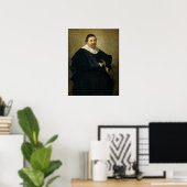 Hals - Portrait eines Mannes Poster (Heimbüro)