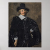 Hals - Portrait eines Mannes Poster (Vorne)