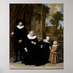 Hals - Porträt einer holländischen Familie Poster