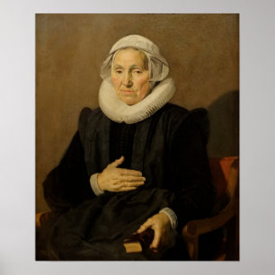 Hals - Porträt von Sara Andriesdr Hessix Poster