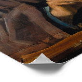 Hals - Sängerin mit Flute Poster (Ecke)