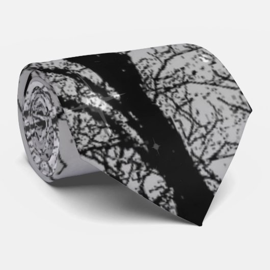 Hals tieAbstract Wald "fertigen Farbe " besonders Krawatte (Gerollt)