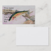 Halsabschneiderische Forelle-Visitenkarte Visitenkarte (Vorne/Hinten)