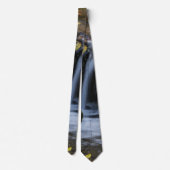 Halsband mit Blättern und Wasserfällen Krawatte (Rückseite)