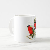 Halsbandsittich Kaffeetasse (Vorderseite Links)