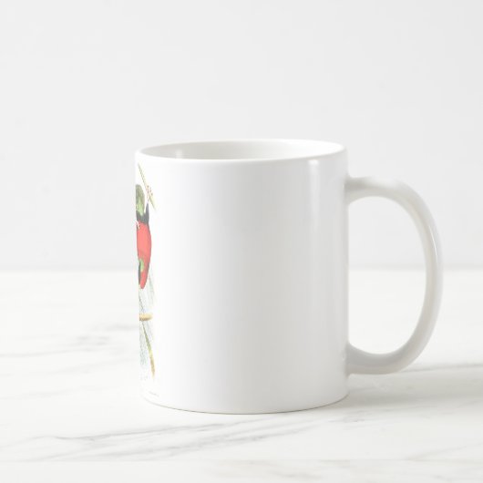 Halsbandsittich Kaffeetasse (Rechts)