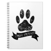 Halsbänke mit Ribbon Notizblock (Vorderseite)