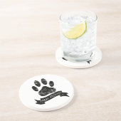 Halsbänke mit Ribbon Sandstein Untersetzer (Seite)