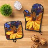 Halse Ofenhandschuh & Topflappen-Set (Oben Unten)
