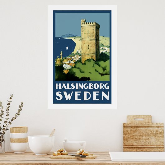 Halsingborg ~ Schweden Poster (Küche)