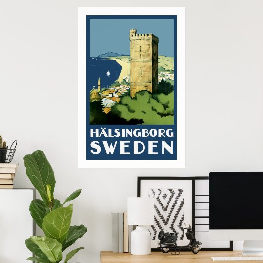 Halsingborg ~ Schweden Poster (Heimbüro)