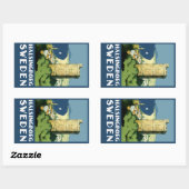 Halsingborg ~ Schweden Rechteckiger Aufkleber (Blatt)