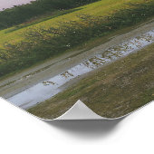 Hälsingland-Felder Poster (Ecke)