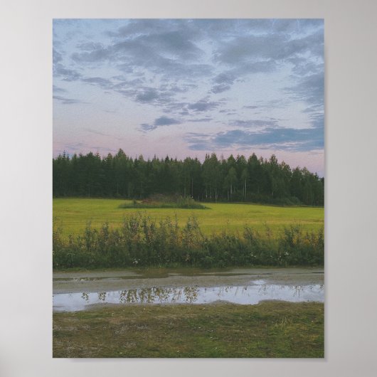 Hälsingland-Felder Poster (Vorne)