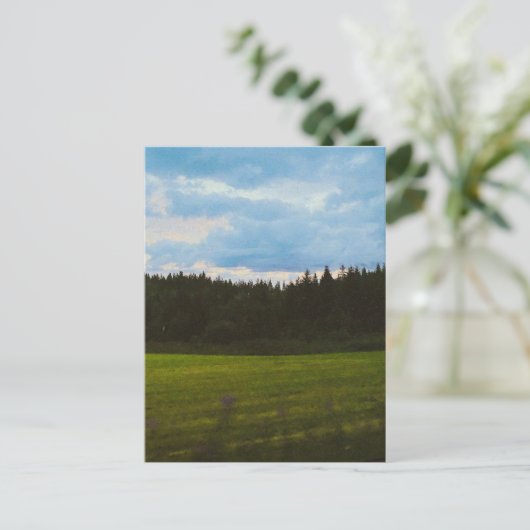 Hälsingland Road Trip Feiertagspostkarte (Stehend Vorderseite)