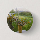 Hälsingland - Schweden Button (Vorderseite)