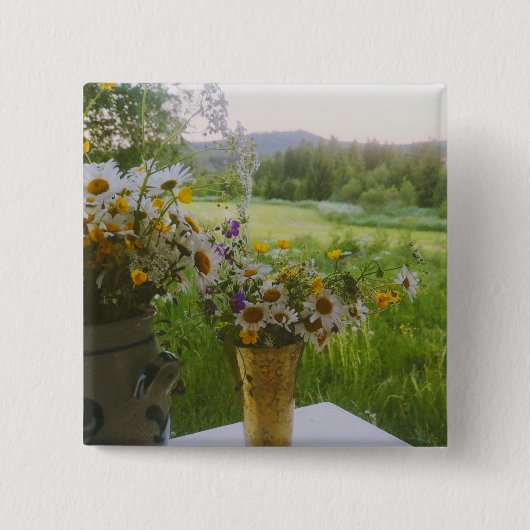Hälsingland - Schweden Button (Vorderseite)