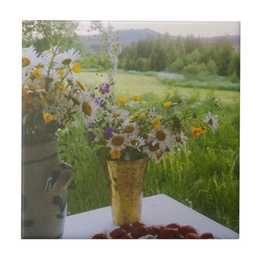 Hälsingland - Schweden Fliese (Vorderseite)