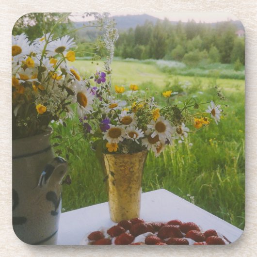 Hälsingland - Schweden Getränkeuntersetzer (Vorderseite)