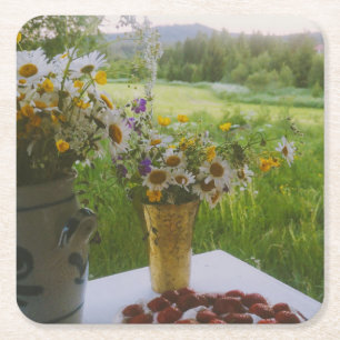 Hälsingland - Schweden Rechteckiger Pappuntersetzer