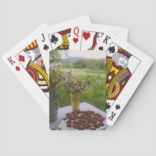 Hälsingland - Schweden Spielkarten (Rückseite)