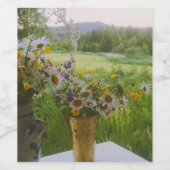 Hälsingland - Schweden Weinetikett (Einzelnes Label)