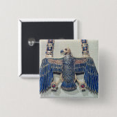 Halskette mit Geieranhänger Button (Vorne & Hinten)