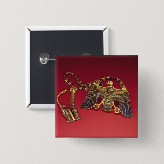 Halskette mit Geieranhänger Button (Vorne & Hinten)