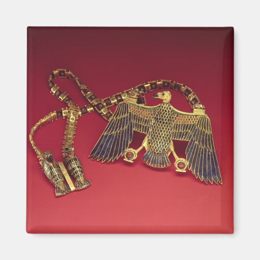 Halskette mit Geieranhänger Magnet (Vorne)